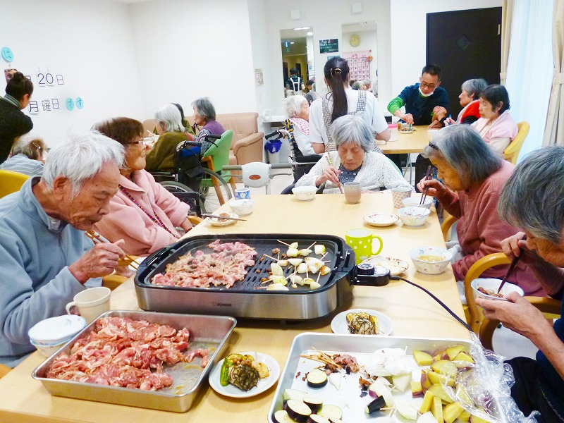 認知症対応型生活介護焼肉